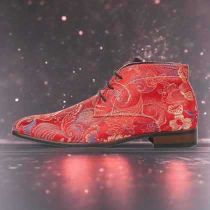 Lureaux Red Shadow High Lureaux - Handgemaakte Nette Schoenen Voor Heren