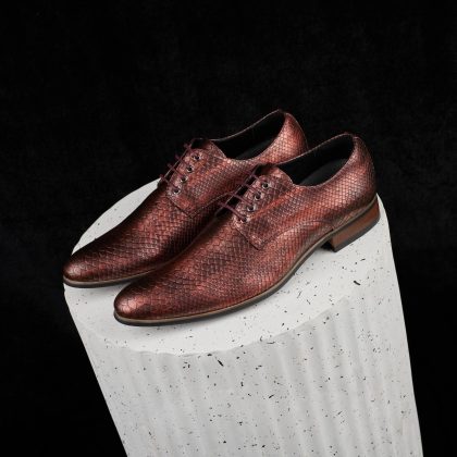 Lureaux Red Viper Lureaux - Handgemaakte Nette Schoenen Voor Heren
