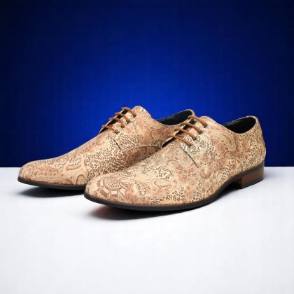 Lureaux Sand Paisley Panther Lureaux - Handgemaakte Nette Schoenen Voor Heren