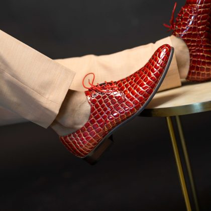 Lureaux Red Venom Lureaux - Handgemaakte Nette Schoenen Voor Heren