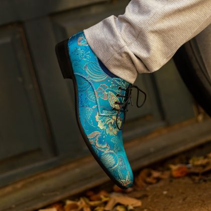 Lureaux Blue Shadow Lureaux - Handgemaakte Nette Schoenen Voor Heren