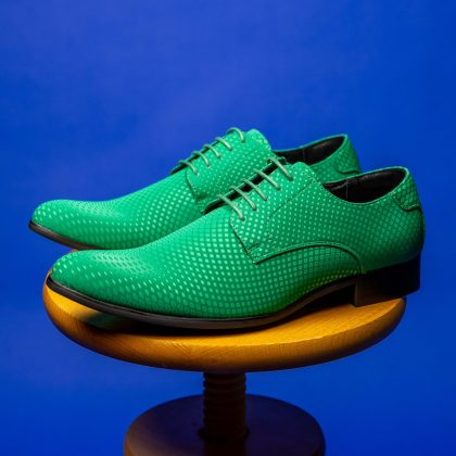 Lureaux Gleaming Greeny Lureaux - Handgemaakte Nette Schoenen Voor Heren