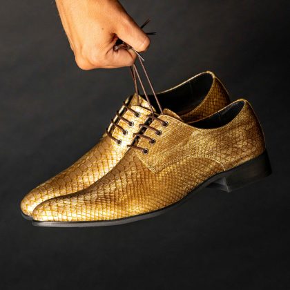 Lureaux Golden Viper Lureaux - Handgemaakte Nette Schoenen Voor Heren