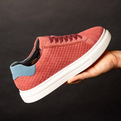 Lureaux Red Essential Sneakers Lureaux - Handgemaakte Nette Schoenen Voor Heren