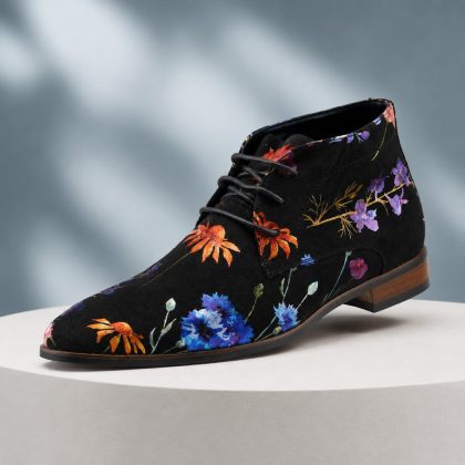 Lureaux Velour Flora High Lureaux - Handgemaakte Nette Schoenen Voor Heren