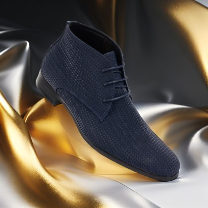 Lureaux Vittorio Blue High Lureaux - Handgemaakte Nette Schoenen Voor Heren