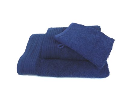The One Towelling Budgetpakket badtextiel 450 gram Donker blauw - 8 stuks
