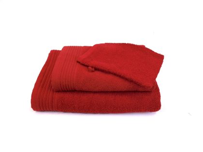 The One Towelling Budgetpakket badtextiel 450 gram Rood - 8 stuks