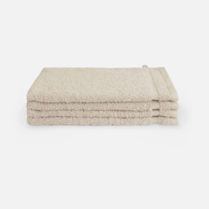 Byrklund Washand 16x21 cm 500gram Beige - 4 stuks