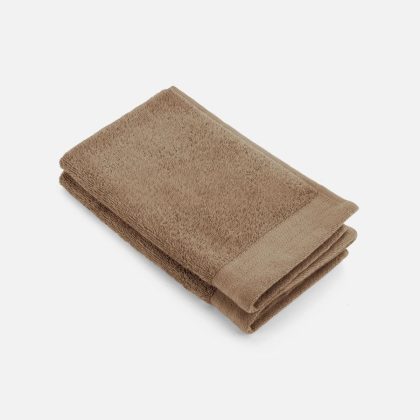 Walra Soft Cotton Gastendoekje 30 x 50 cm 550 gram Bruin - 2 stuks