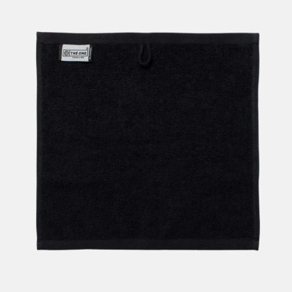 The One Towelling The One Gastendoek 450 gram 30x30 cm Zwart