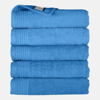 The One Towelling The One Handdoek 50x100 cm 450gram Azure Aqua (5 stuks)