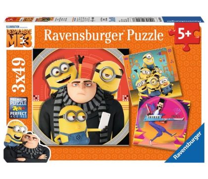 Ravensburger puzzel Minion Chaos 3x49pcs