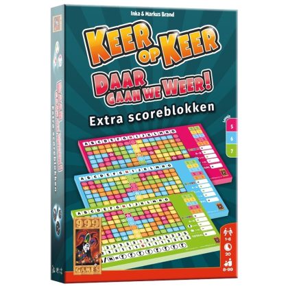 999 Games Keer op Keer Scoreblok Level 5/6/7