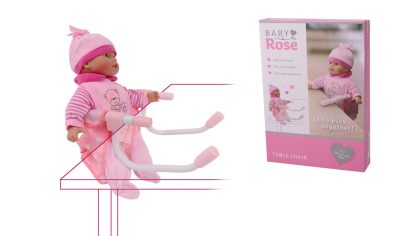 Johntoy John Toy Baby Rose tafelstoel