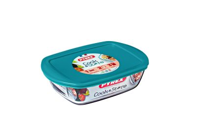 Pyrex bewaarschaal 2.5L 20x20x8cm