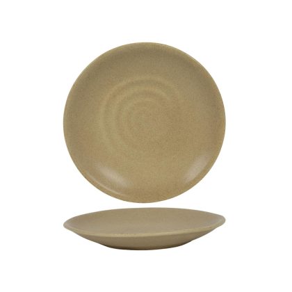 Merkloos Bord Clay beige Ø21,7cm doos a 6 stuks
