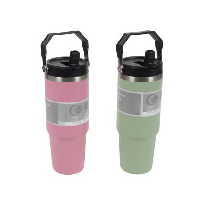 Merkloos Isoleerbeker soft met handvat 0,9L