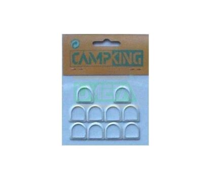 Campking Umefa D-ring 13 mm aluminium 10st