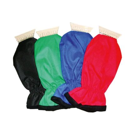 Merkloos IJskrabber met handschoen Deluxe