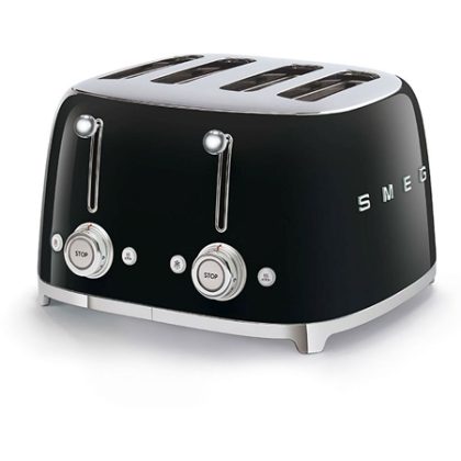 SMEG TSF03BLEU 50's Style Broodrooster - Zwart