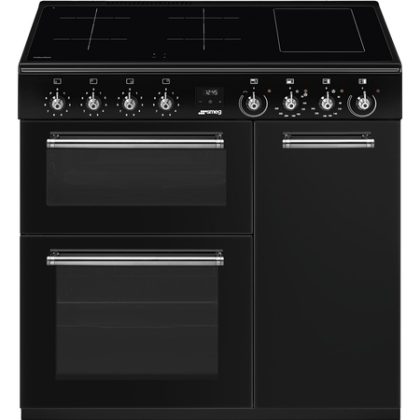 SMEG CX93IMBL Classici Esthetisch Fornuis met Inductiekookplaat