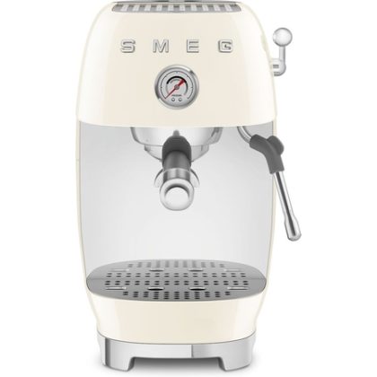 SMEG ECF03CREU 50's Style Handmatige Espressomachine - Creme