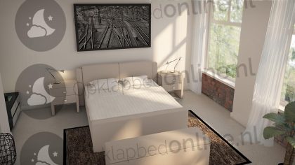 Bremafa Standaard boxspring 140 x 190 cm- stofkleur 1499
