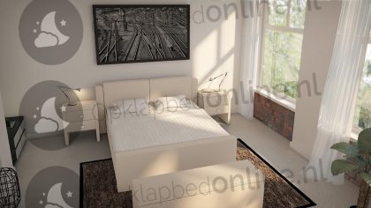 Bremafa Standaard boxspring 140 x 190 cm- stofkleur 1733