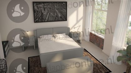 Bremafa Standaard boxspring 160 x 190 cm- stofkleur 5086