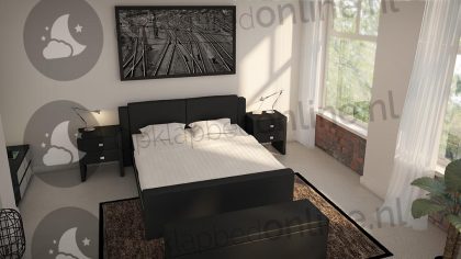 Bremafa Standaard boxspring 140 x 190 cm- stofkleur 5089