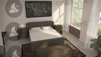 Bremafa Standaard boxspring 140 x 190 cm- stofkleur 7010