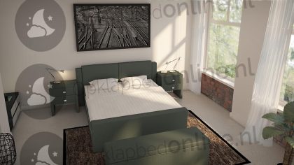 Bremafa Standaard boxspring 180 x 190 cm- stofkleur 7075