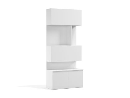 Multimo Kast met bureau 100x228 cm - voor bij opklapbed 228 cm hoog
