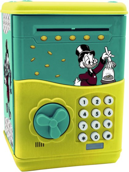 Lexibook Disney scrooge elektronische spaarpot protected by secret code met geluid- en lichteffecten en music.