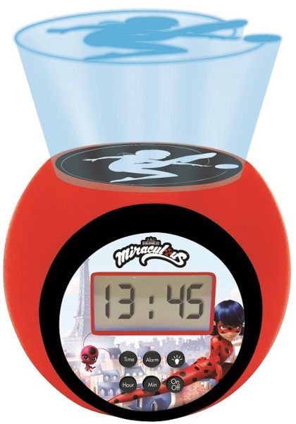 Lexibook Miraculous projector wekker met timer