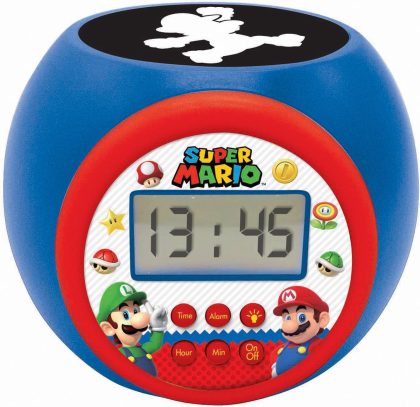 Lexibook Super mario projector wekker met timer