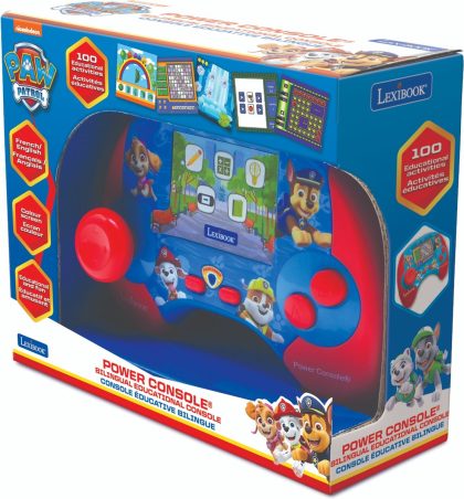 Lexibook Power console pat patrouille console de jeux éducative (fr/en)