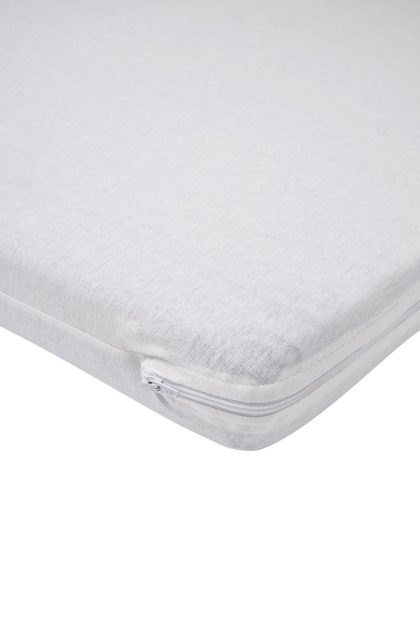 Meyco Baby Meyco campingbed matrashoes - 60 x 120 cm - jersey - wit