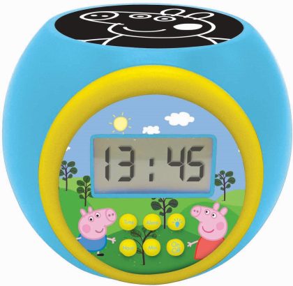Lexibook Peppa pig projector wekker met timer