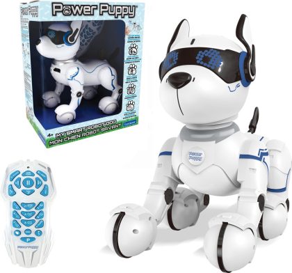 Lexibook Stroom puppy - my smart robotic dog met programming function, dance, walk, movements, touch sensors en animal imitation, incl. afstandsbediening