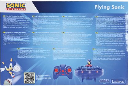 Lexibook Rc flying sonic - de ultimate flying avontuur, met verlichting en hand gesture! a hand-free bediening met oplaadbaar battery.