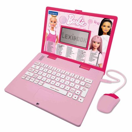 Lexibook Ordinateur portable éducatif bilingue barbie (fr/en)