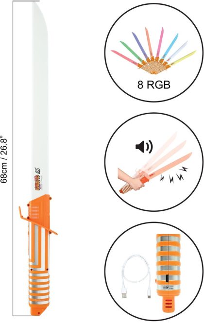 Lexibook Naruto led laser sword met geluidseffecten
