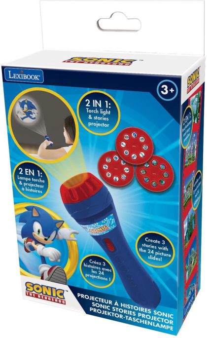 Lexibook Sonic verhalenprojector en zaklamp