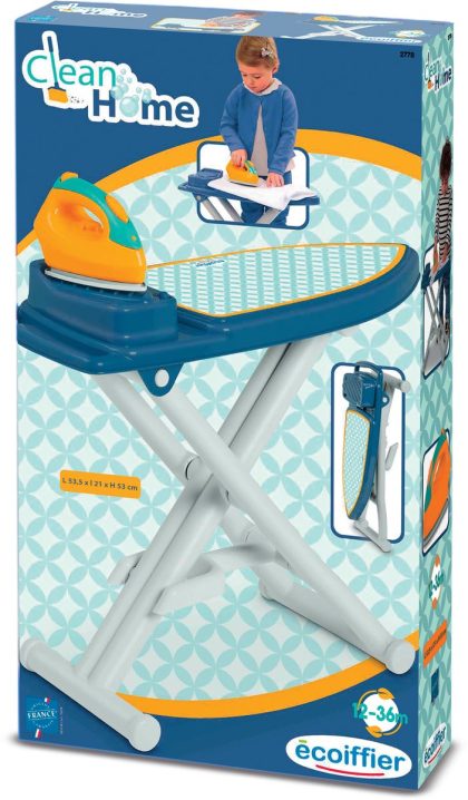 Ecoffier Ecoiffier strijkplank met strijkijzer voor kinderen