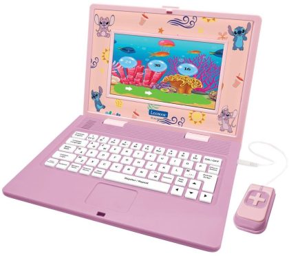 Lexibook Ordinateur éducatif couleur angel stitch en/fr