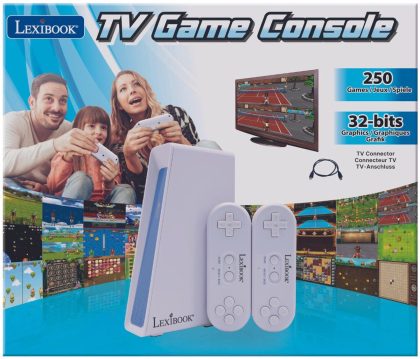 Lexibook Motion tv plug-en-play spelconsole met 250 spelletjes