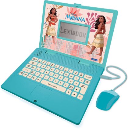 Lexibook Vaiana educatieve laptop 124 activiteiten (en/fr)