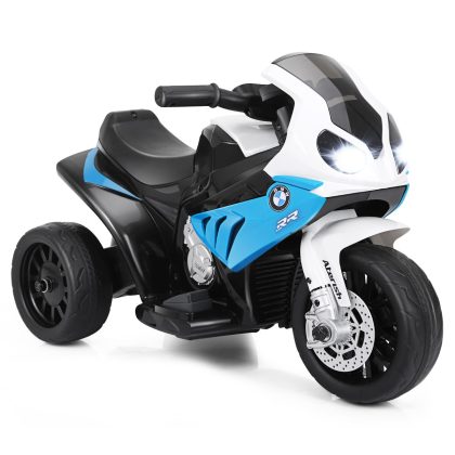Costway 6V Elektrische Motor Kindermotor Elektrisch Voertuig voor Kinderen 66 x 37 x 44,5 cm Blauw